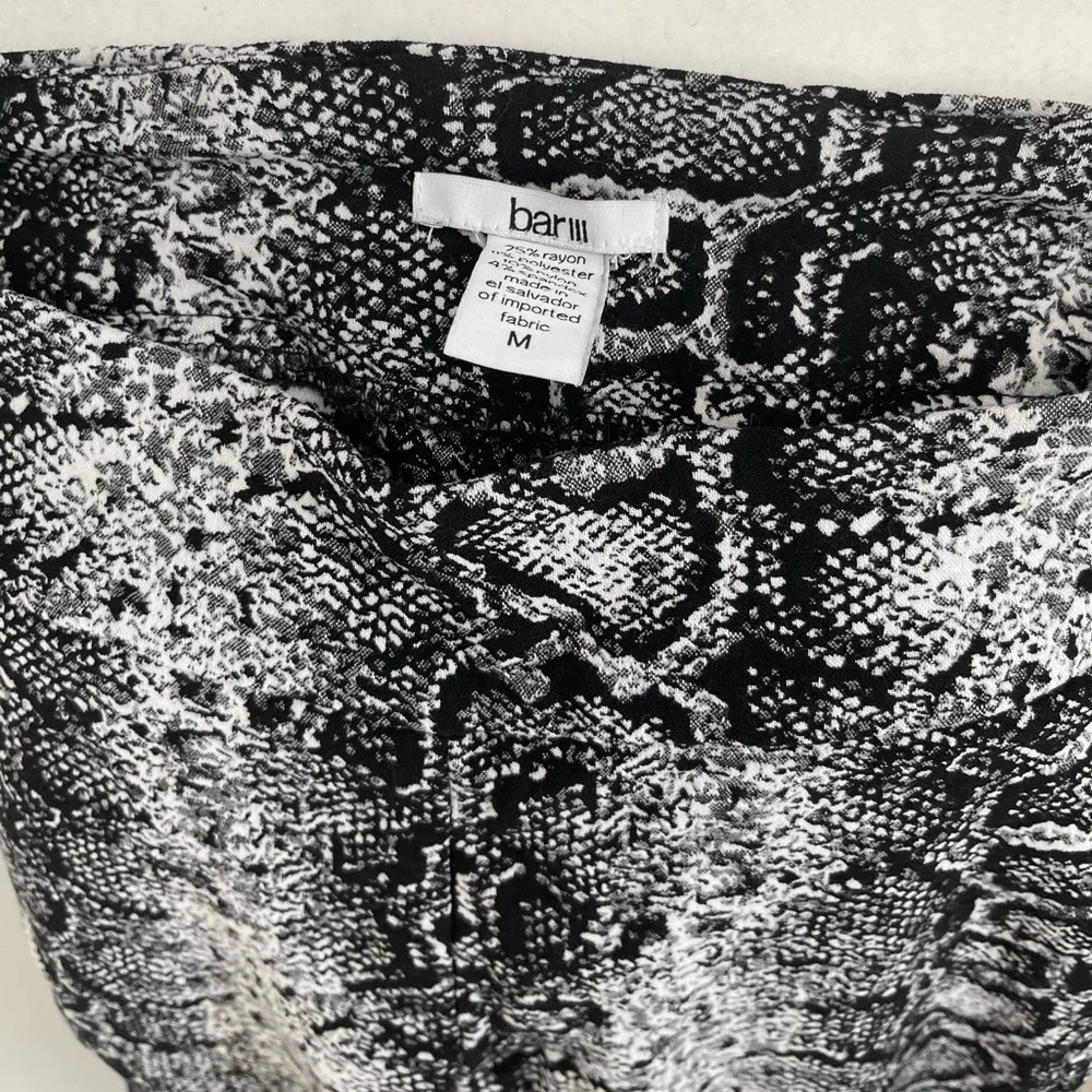 3/$20 Bar III Snake Print Pants - Picture 2 of 4